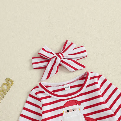 SANTA Striped Red Tulle Dress
