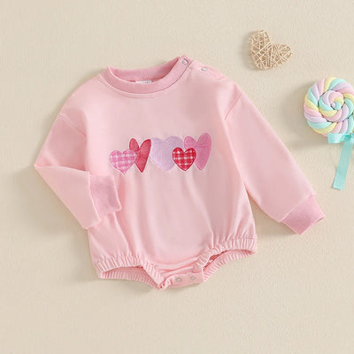 SWEETHEART Pink Long-Sleeve Onesie