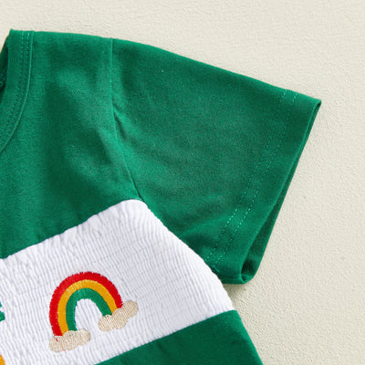 St. PATRICK'S DAY Striped Shorts Outfit