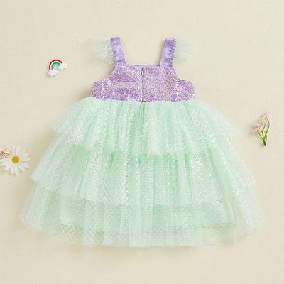 MERMAID Layered Tulle Dress