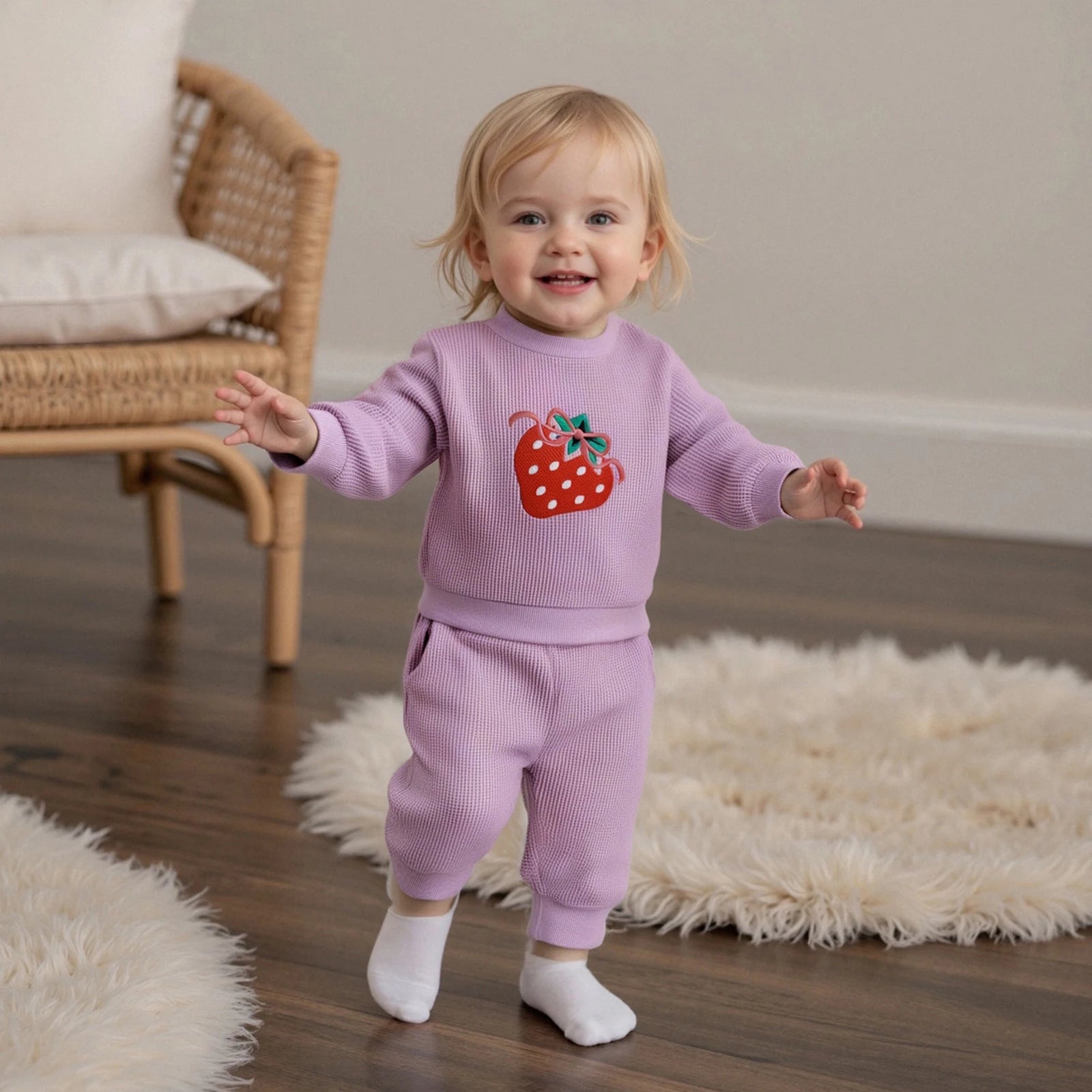 STRAWBERRY Purple Outfit