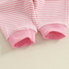 TULIPS Striped Ruffle Outfit