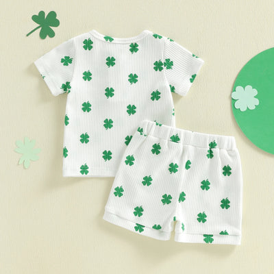 LUCKY CLOVER Waffle Knit Outfit