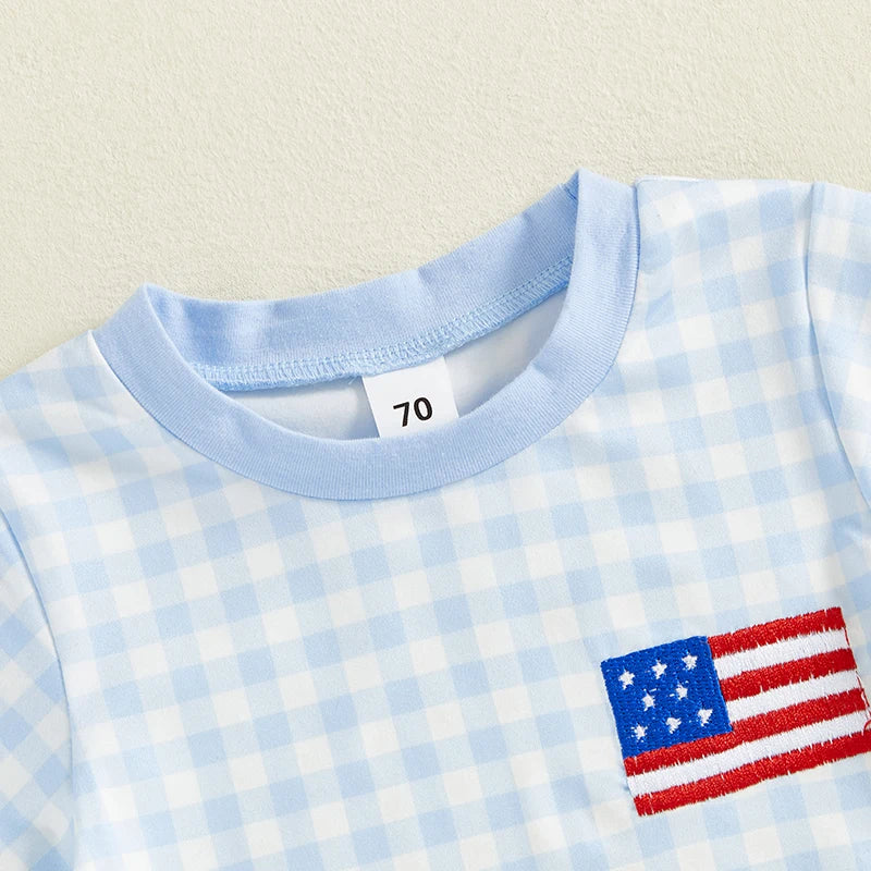 AMERICA Checkered Outfit