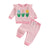 TULIPS Striped Ruffle Outfit