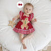 GINGERBREAD GIRL Ruffle Romper
