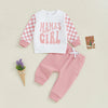 MAMA'S GIRL Checkers Outfit