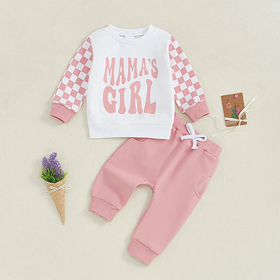 MAMA'S GIRL Checkers Outfit
