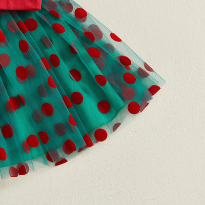 MERRY CHRISTMAS Polka Dot Skirt Outfit