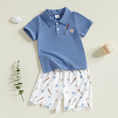 BASEBALL Polo-Shirt Summer Outfit