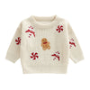 GINGERBREAD & CANDY CANE Knitted Sweater