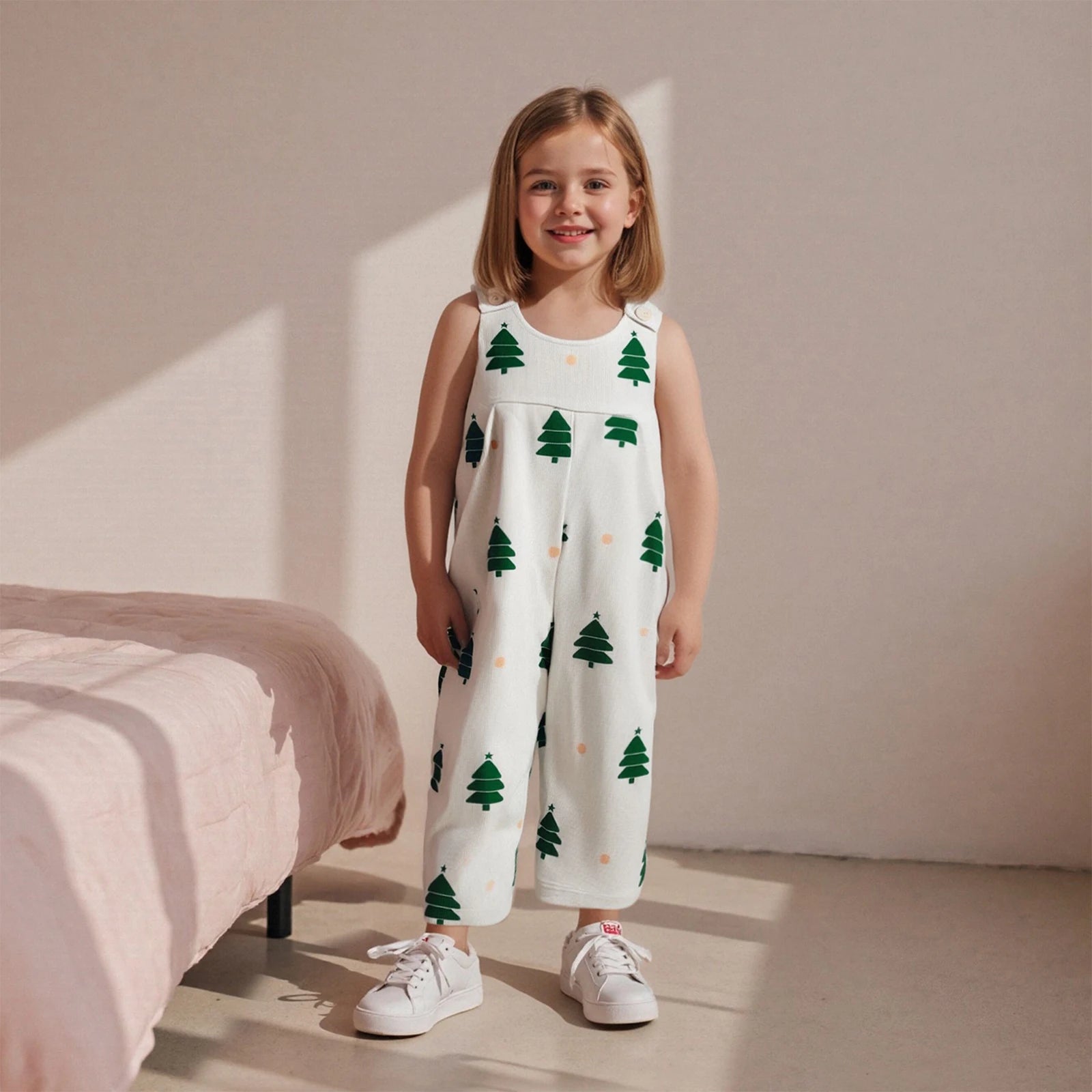 CHRISTMAS TREE Pull-on Jumpsuit
