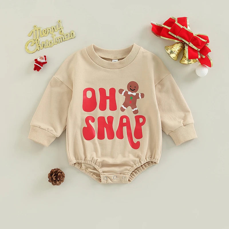 OH SNAP Long-Sleeve Onesie