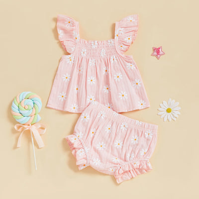 DAISY Ruffle Sleeve Outfit
