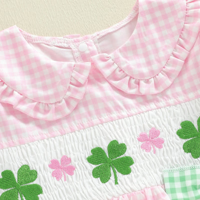 LUCKY CLOVER Checkered Dress