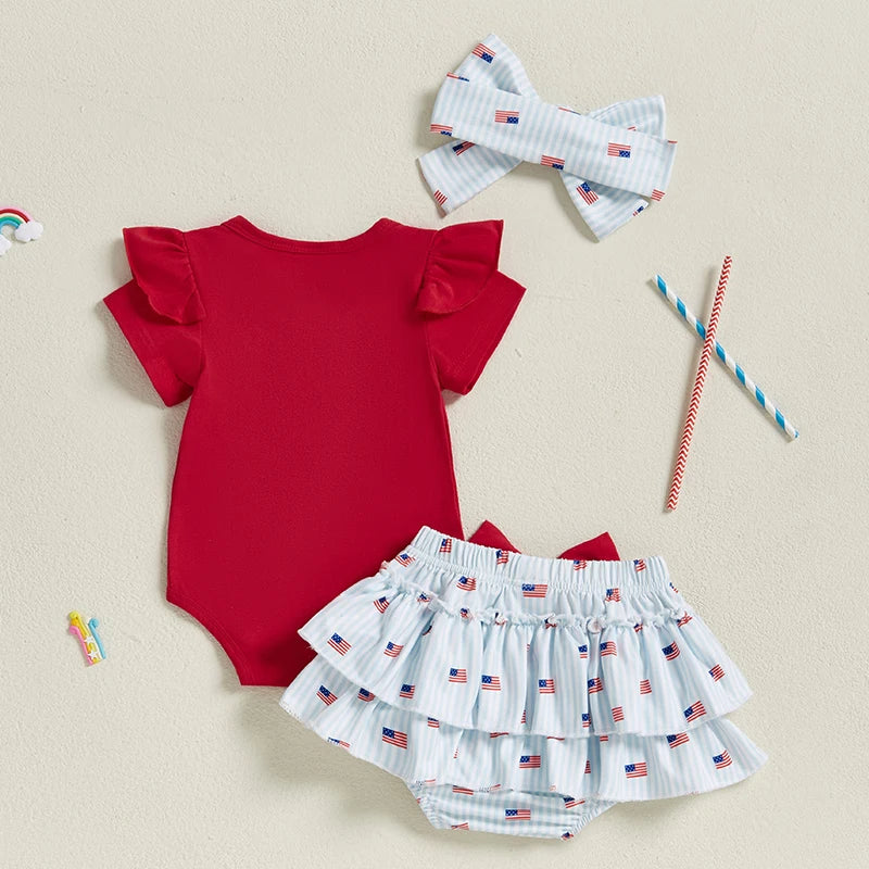 USA Ruffle Bloomers Outfit