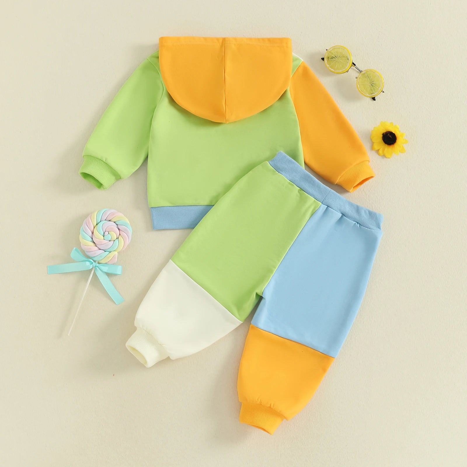 COLOR BLOCK Hoody Outfit