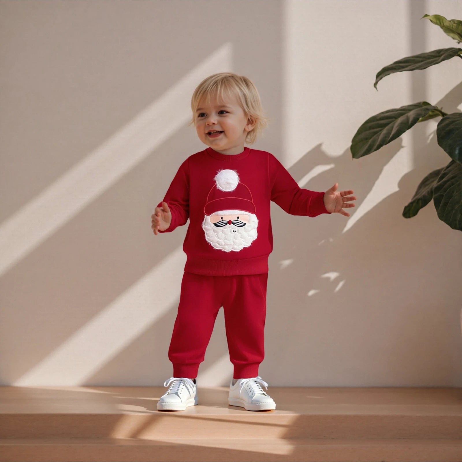 SANTA Red Joggers Outfit