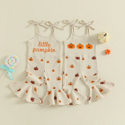 LITTLE PUMPKIN Bellbottom Pull-on Jumpsuit