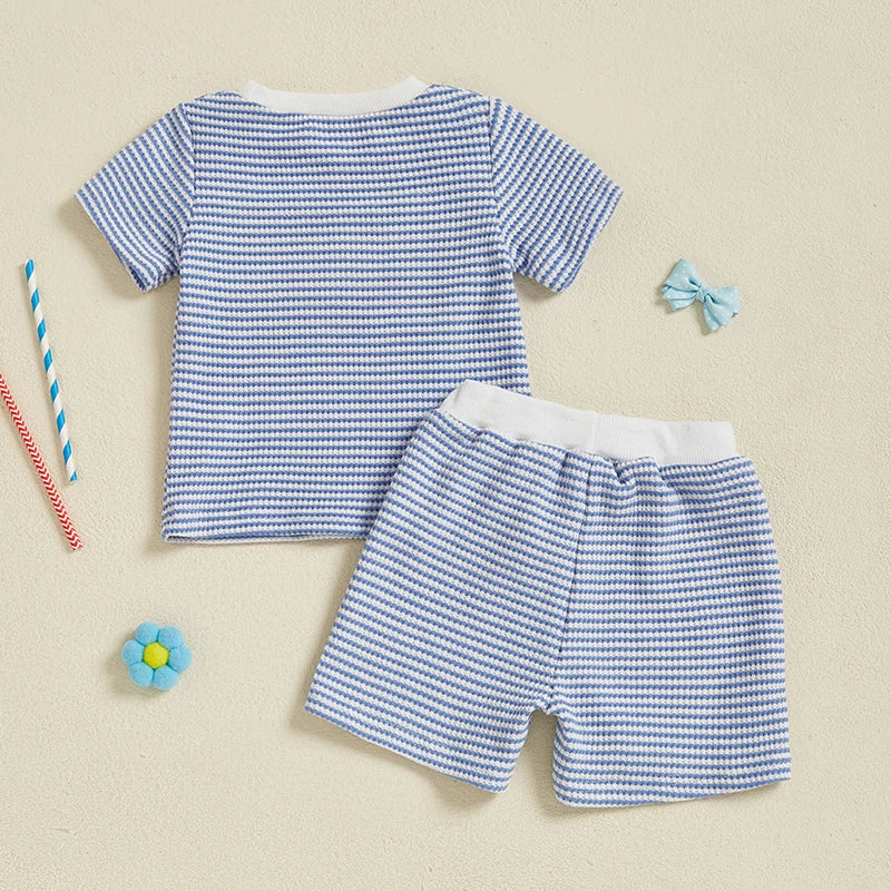 USA FLAG Striped Summer Outfit