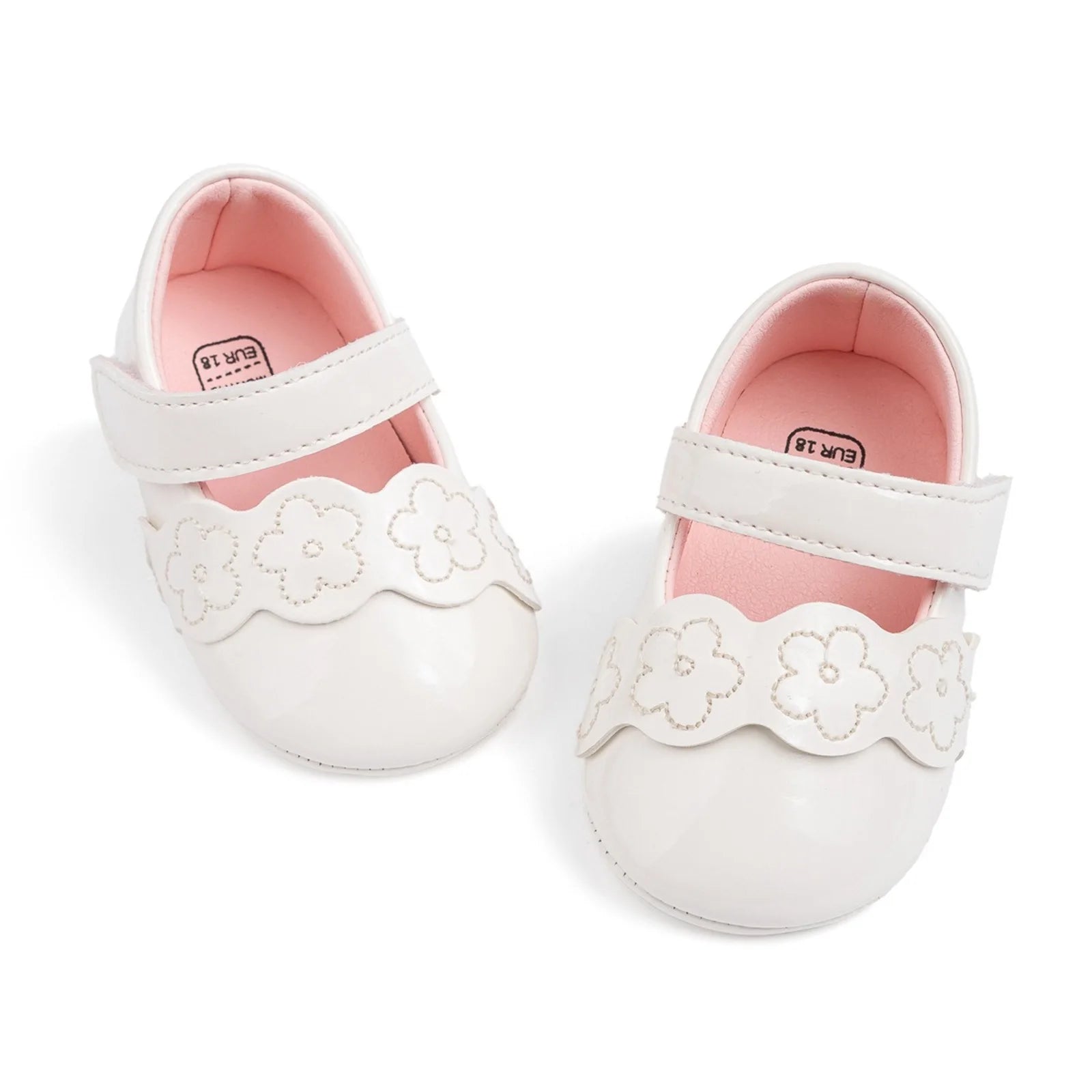 HANNAH White Flower Shoes