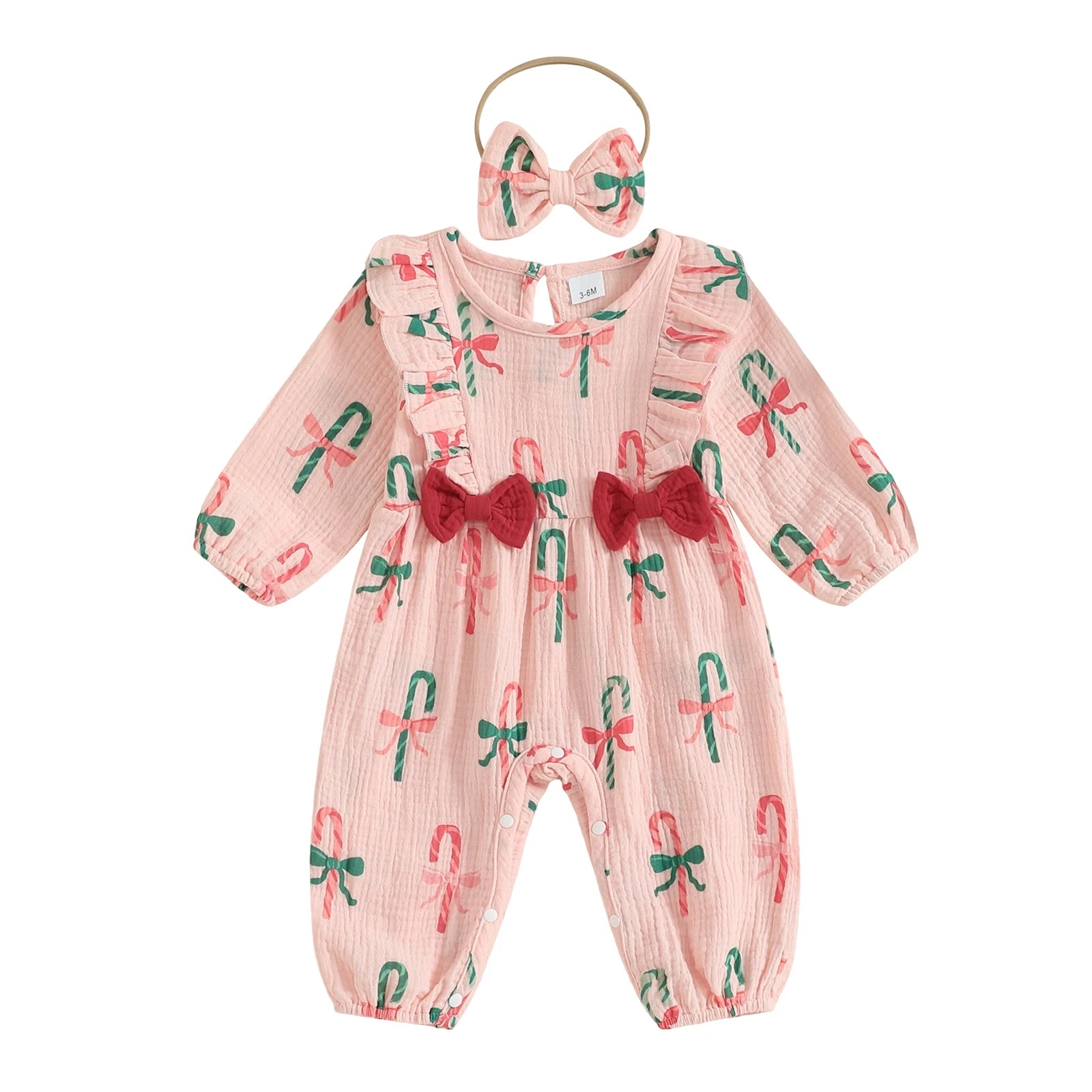 CANDY CANE Bowtie Jumpsuit
