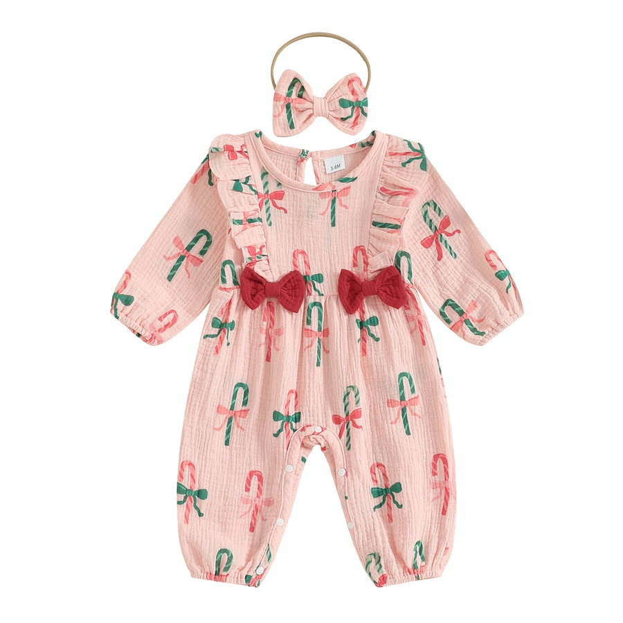 CANDY CANE Bowtie Jumpsuit