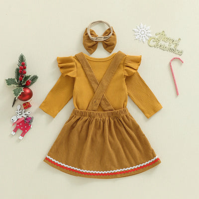 GINGERBREAD GIRL Corduroy Dress