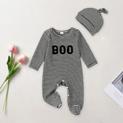 BOO Striped Jumpsuit