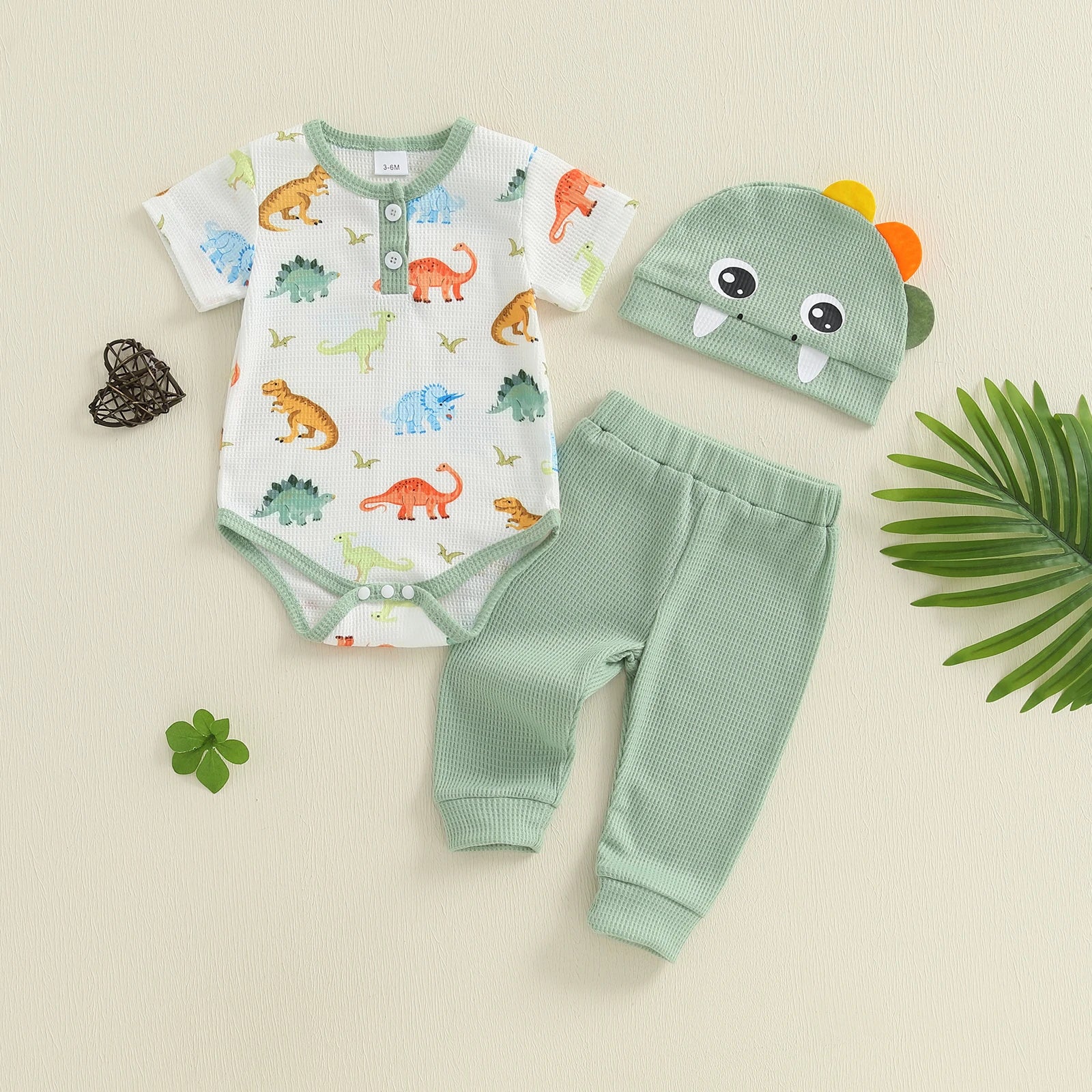 BABY DINO Outfit with Beanie