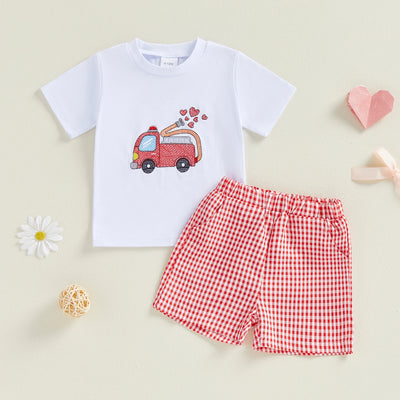 FIRE TRUCK LOVE Outfit
