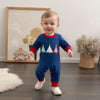 CHRISTMAS TREES Blue Jumpsuit