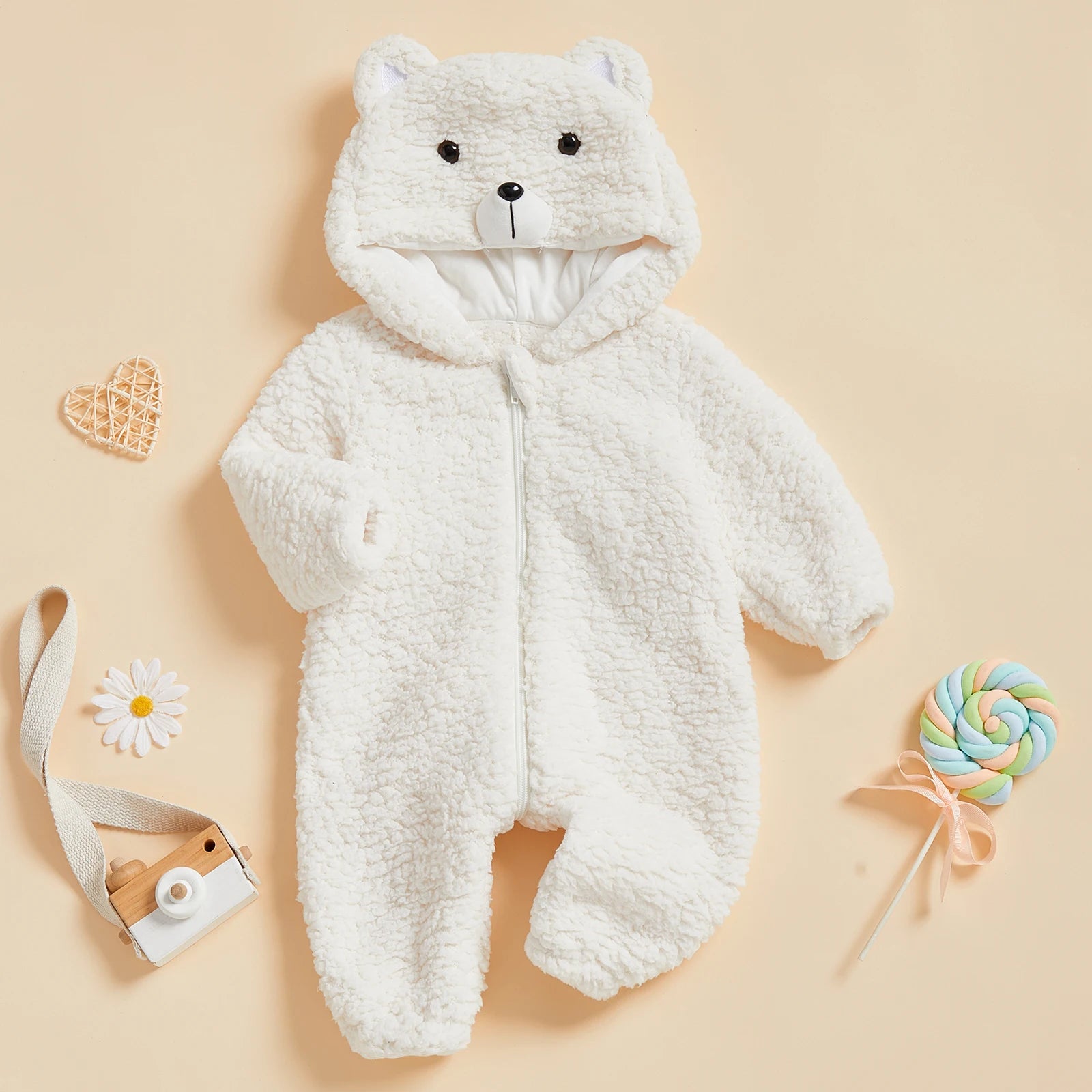 ICE BEAR Plush Jumpsuit