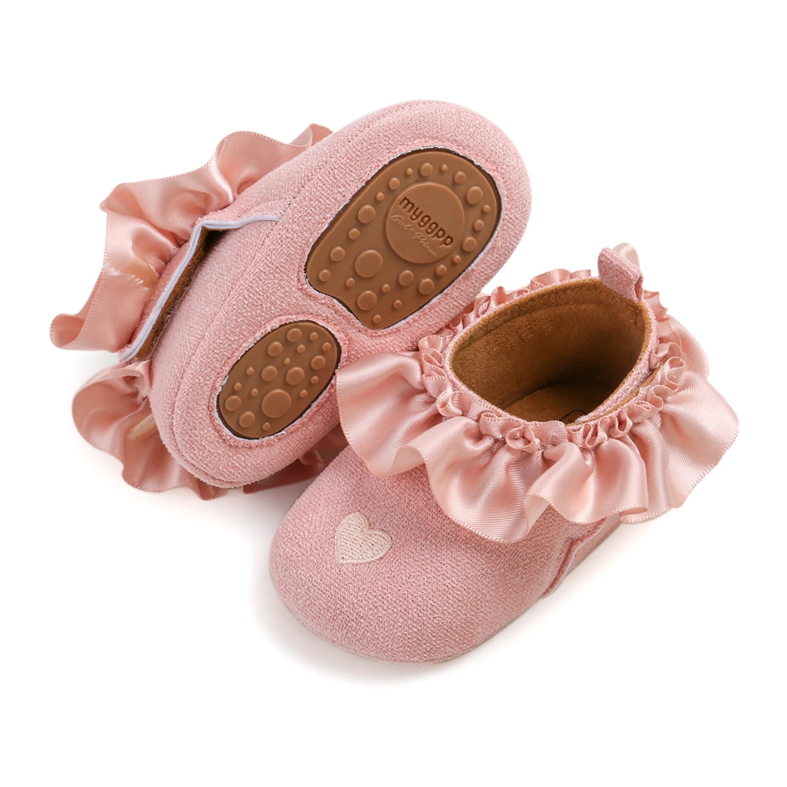 LITTLE HEART Ruffle Shoes
