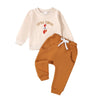 LITTLE TURKEY Brown Joggers Outfit