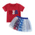 USA Layered Tulle Skirt Outfit