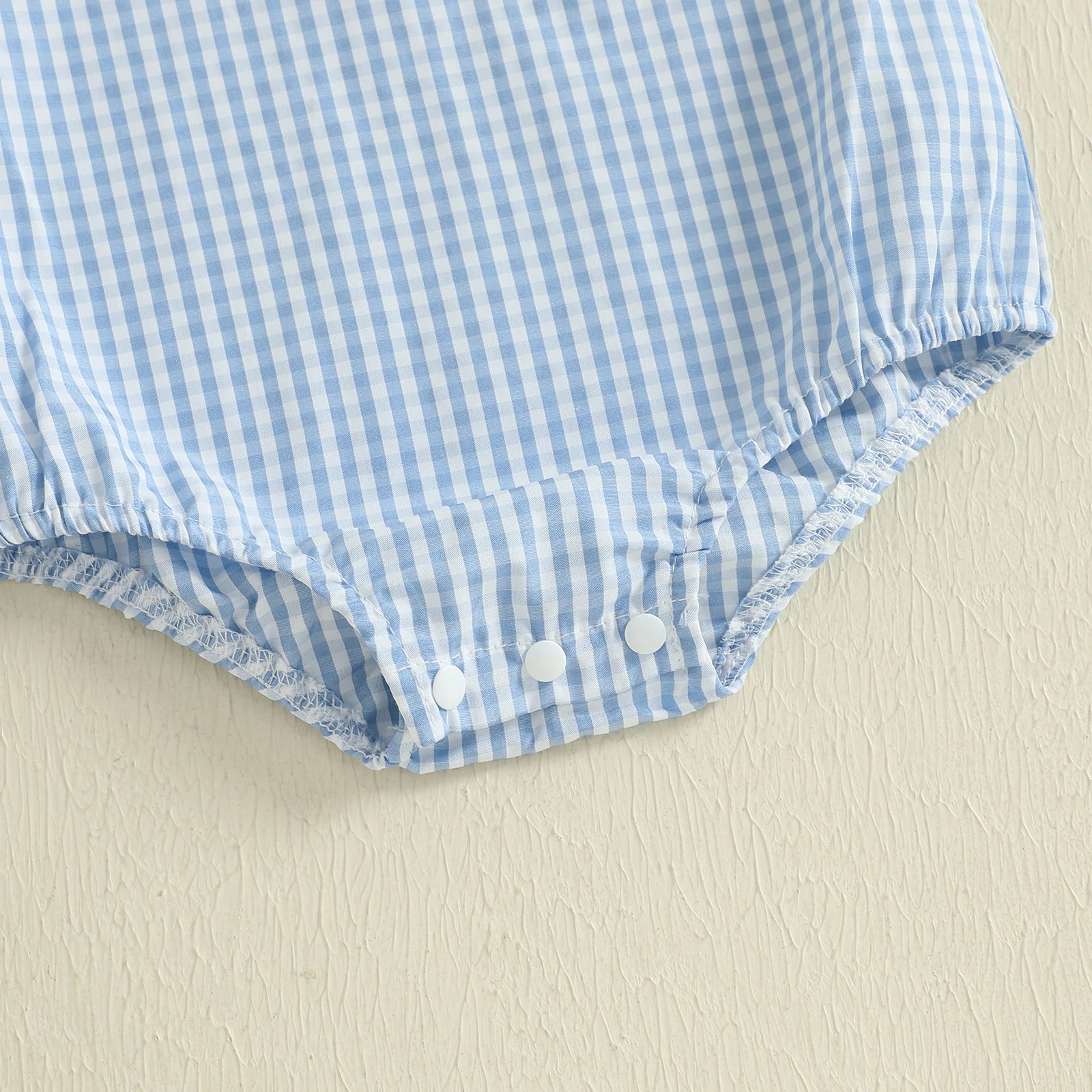 4TH OF JULY Checkered Romper