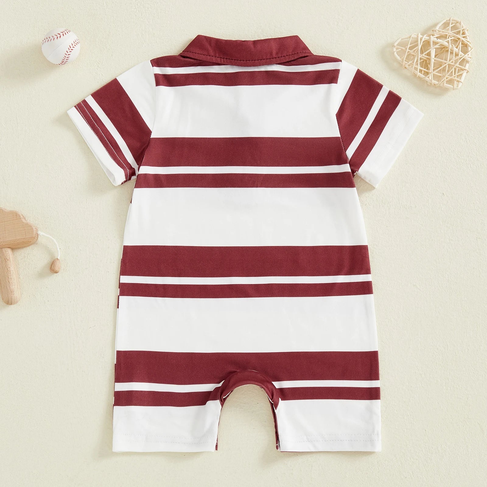 BASEBALL Collar Jumpsuit