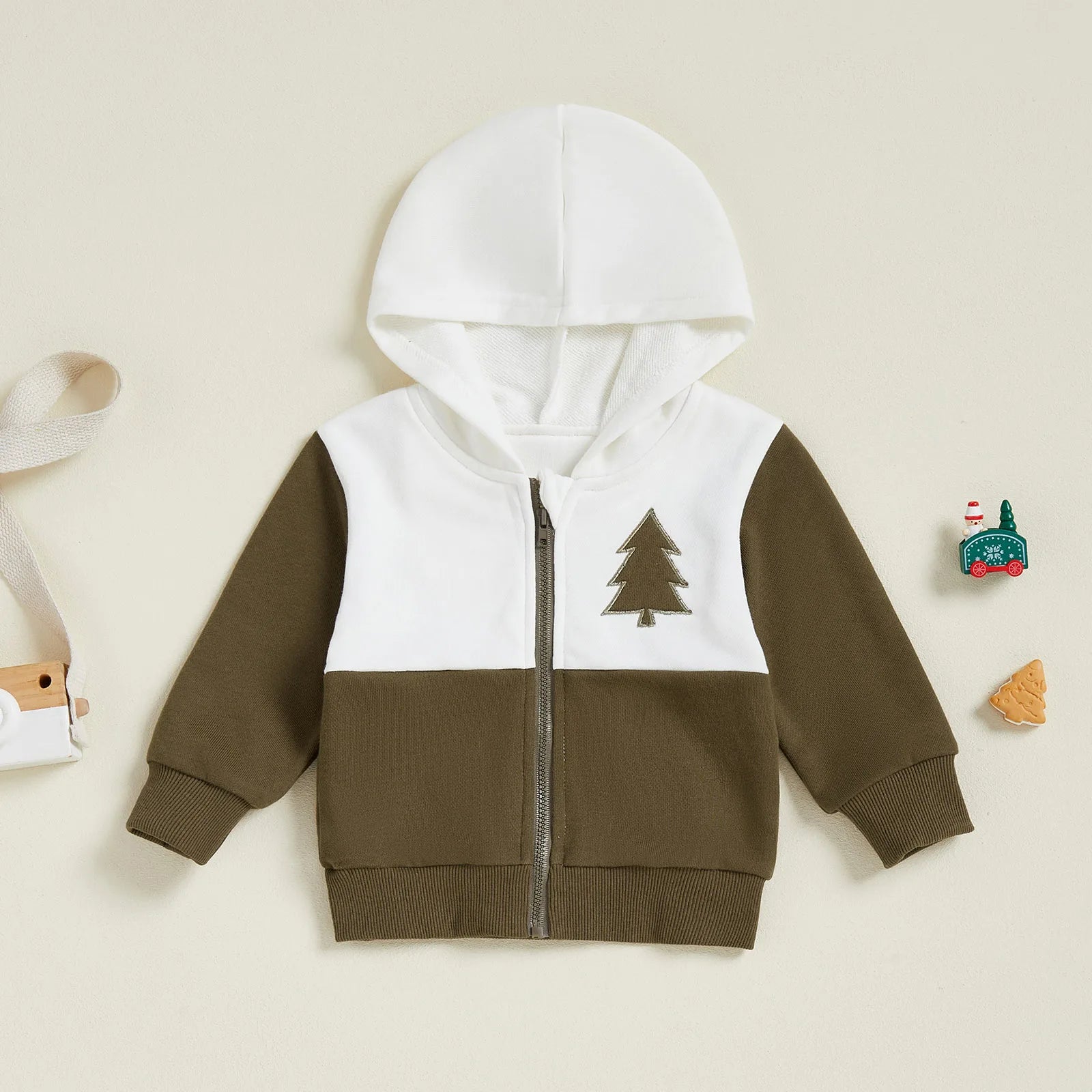 Christmas Tree Hooded Jacket