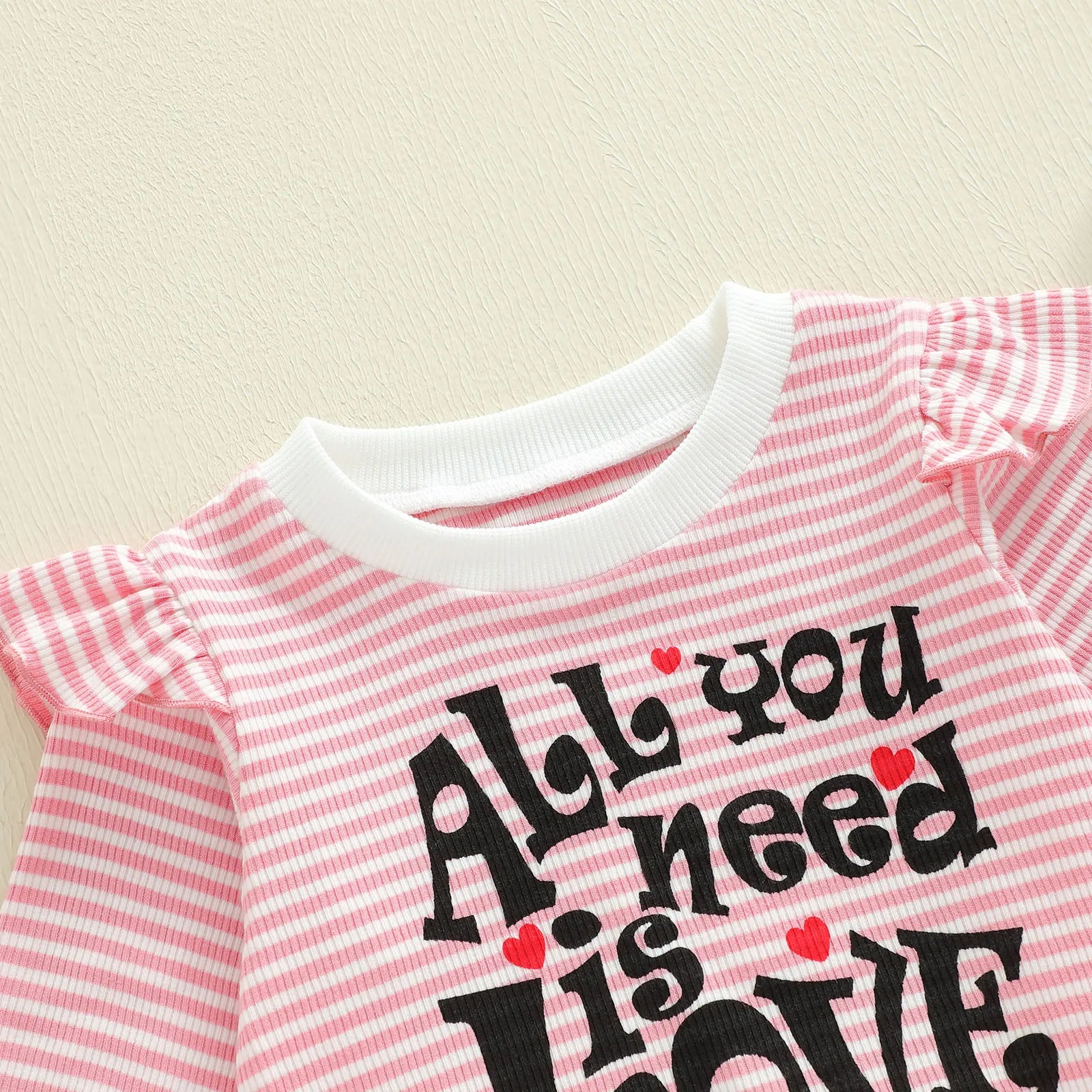 ALL YOU NEED IS LOVE Ruffle Outfit