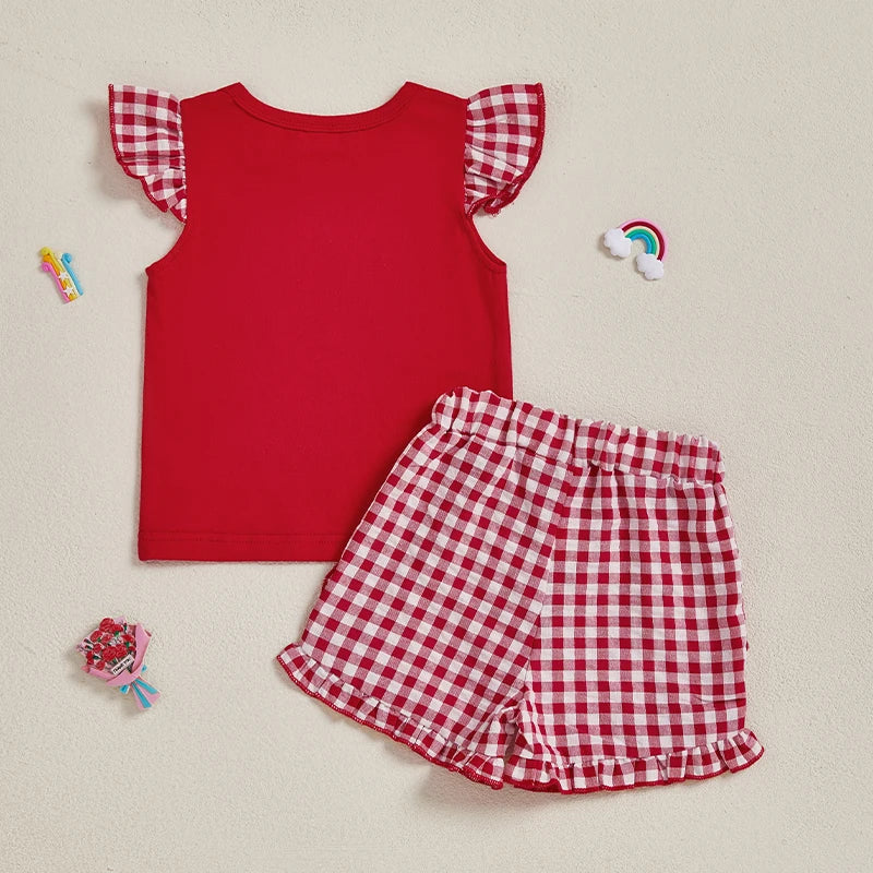 POPSICLE USA Checkered Outfit