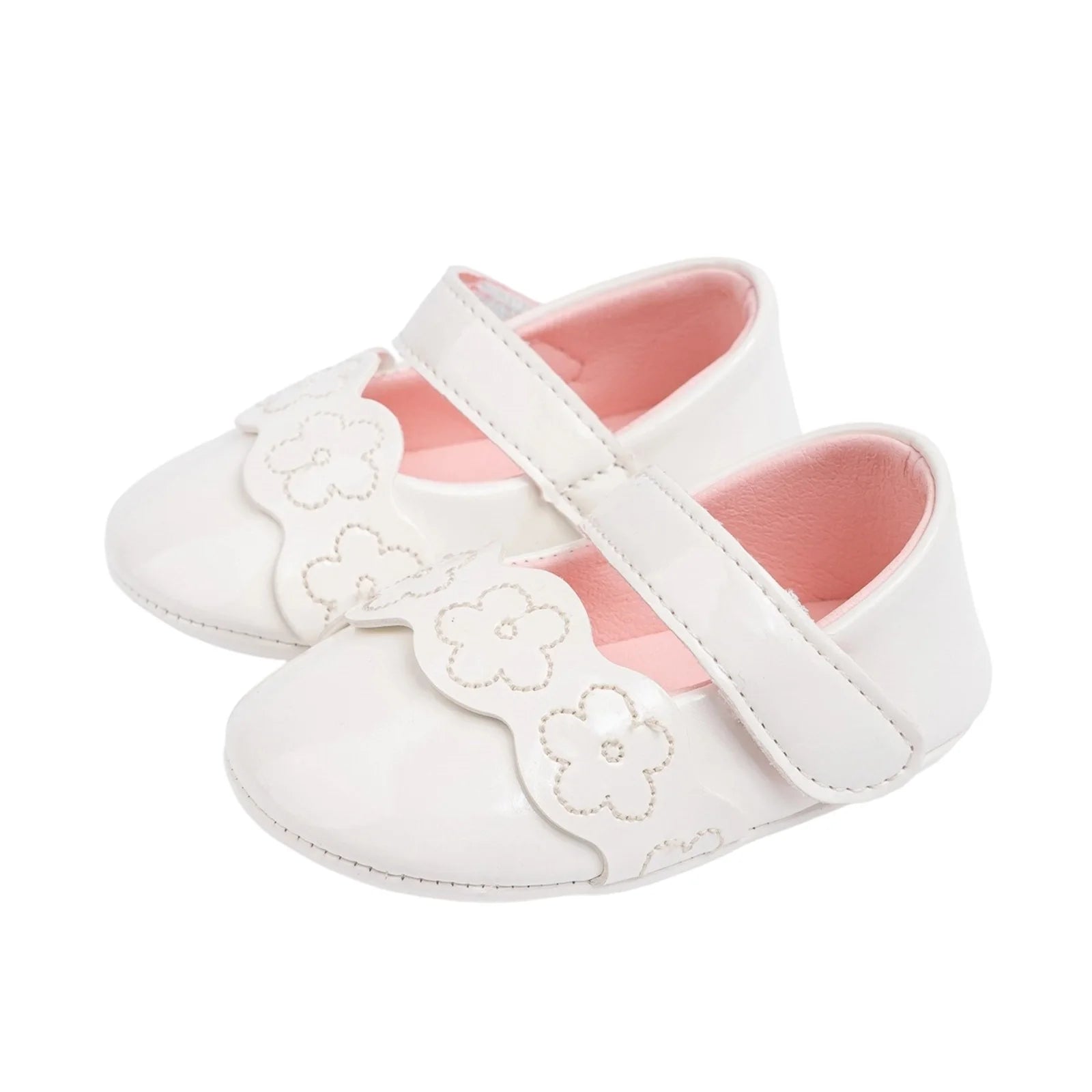 HANNAH White Flower Shoes