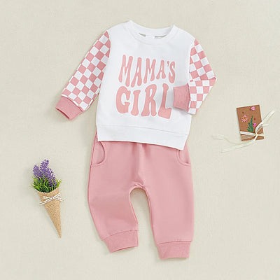 MAMA'S GIRL Checkers Outfit
