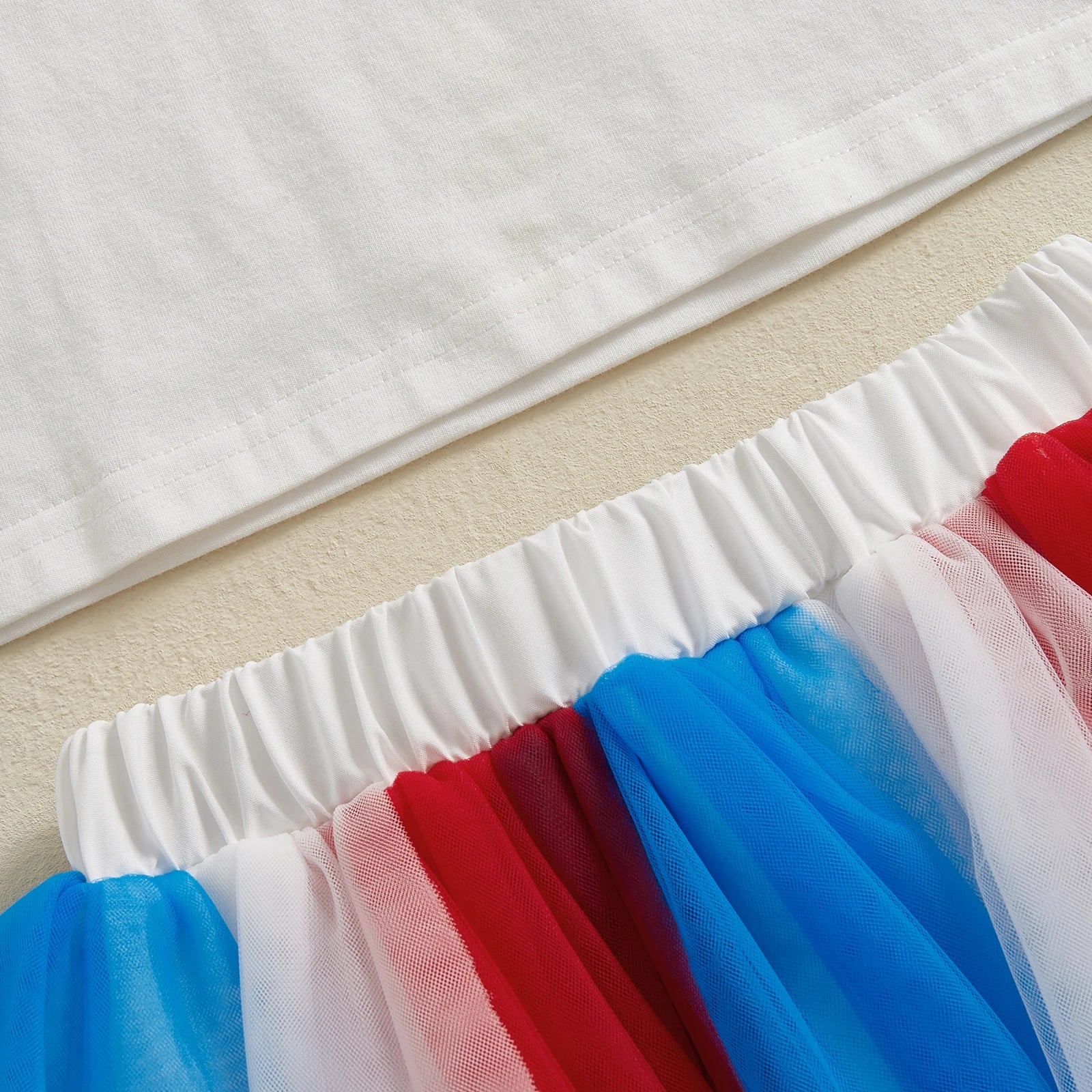 ICR CREAM CONES USA Tulle Skirt Outfit