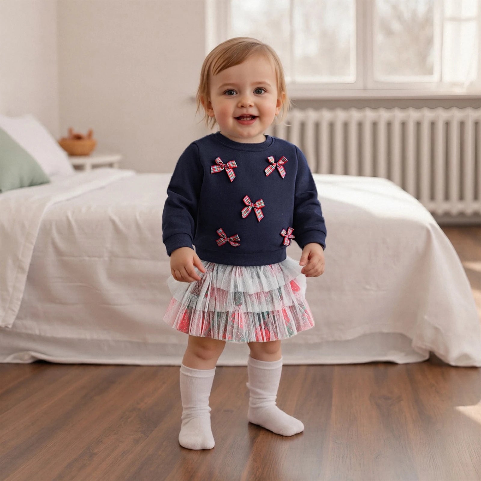 BOWTIES Layered Tulle Skirt Outfit