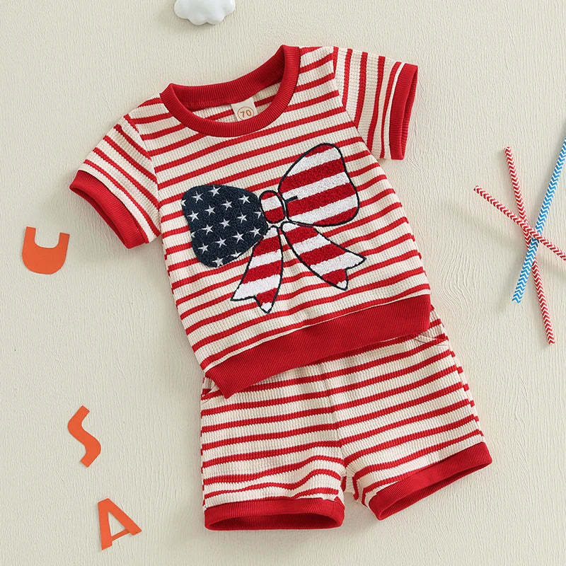 BOWTIE USA Striped Outfit