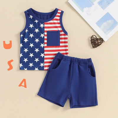 STARS & STRIPES Pocket Summer Outfit