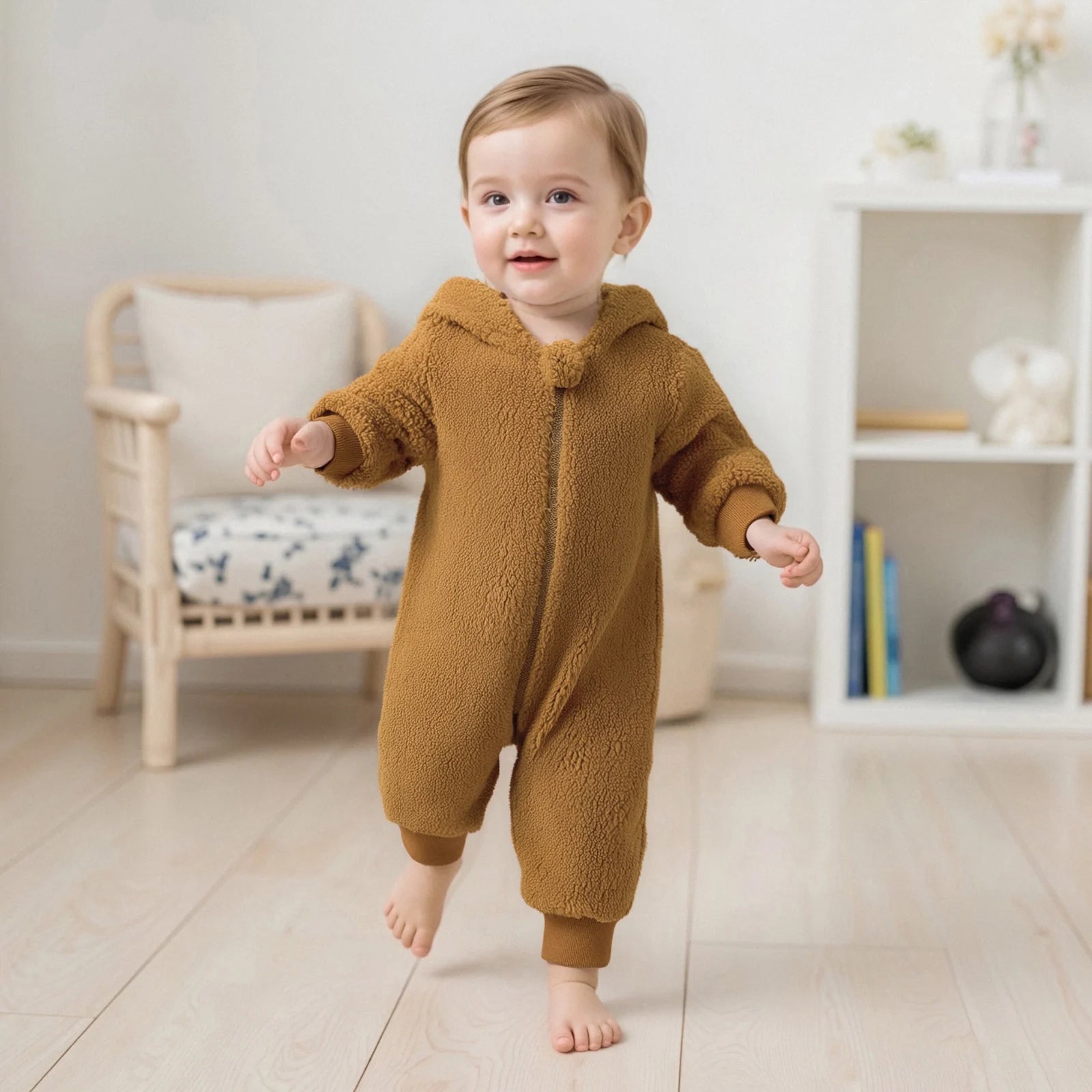 BABY BULL Plush Jumpsuit