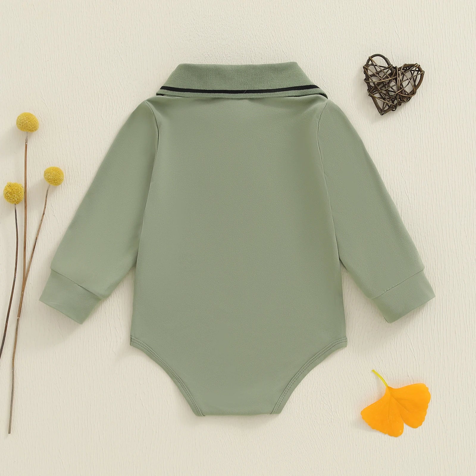 DINOSAUR Polo Long-Sleeve Onesie