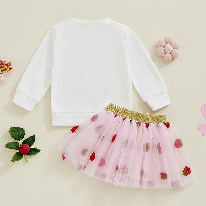 STRAWBERRY Tulle Skirt Outfit